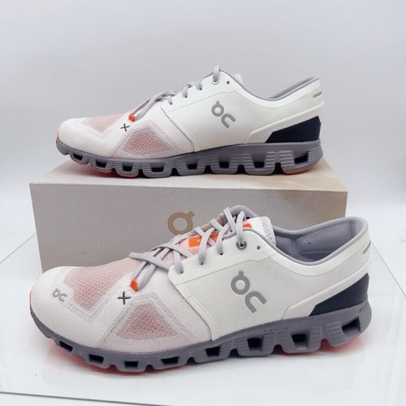 On Cloud X 3 Running Shoe Lightweight Training Ivory/ Alloy Mens Size US 14 main image 11